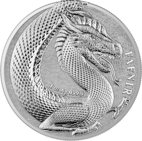 Germania 2020 5 Mark -Germania Beasts - Fafnir 1 Oz silver coin