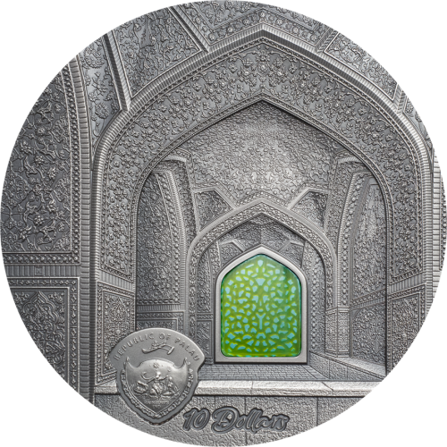 Palau 2020 $10 - Tiffany Art - Safavid - 2 Oz Silver Coin. FINAL EDITION!