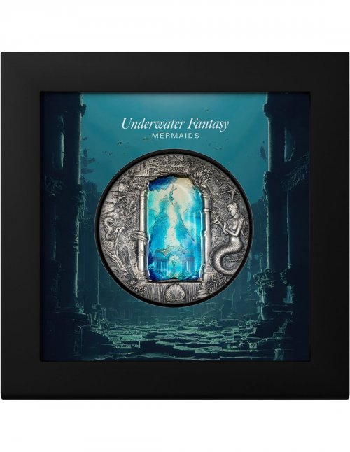 Palau 2024 20$ MERMAIDS Underwater Fantasy 3 Oz silver coin