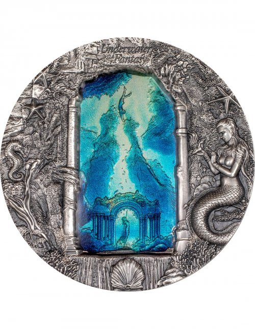 Palau 2024 20$ MERMAIDS Underwater Fantasy 3 Oz silver coin