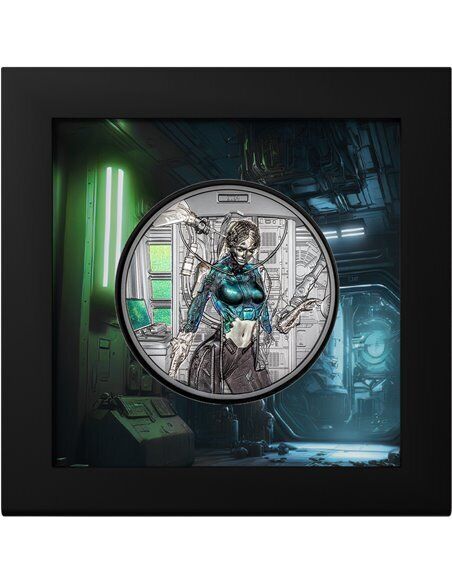 Cook Islands 2024 20$ CYBER QUEEN Rebirth 3 Oz silver coin