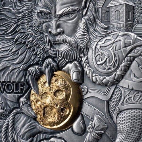 Cameroon 2024 2000 Francs WEREWOLF Dual Essence 2 Oz silver coin