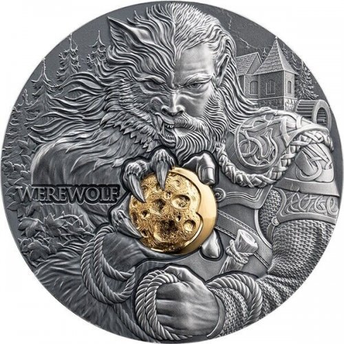 Cameroon 2024 2000 Francs WEREWOLF Dual Essence 2 Oz silver coin