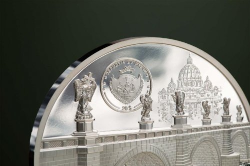 Palau 2022 20$ - Tiffany Art Metropolis – Roma 3 Oz Proof Silver Coin