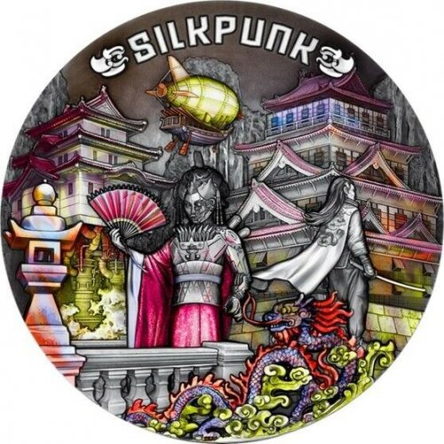 Niue 2022 5$ SILKPUNK Punk Universe 2 Oz silver coin