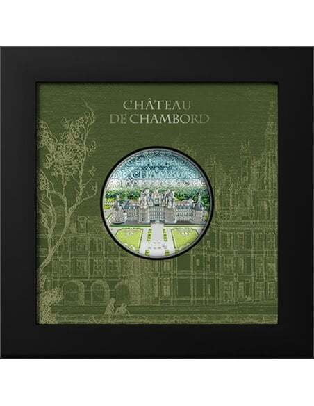 Cook Islands 2024 10$ CHATEAU DE CHAMBORD 2 Oz silver coin