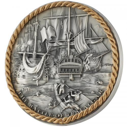 Niue 2023 5$ BATTLE OF TRAFALGAR Sea Battles 2 Oz  silver coin