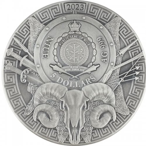 Niue 2023 5$ ARGO SHIP Argonauts 2 Oz silver coin