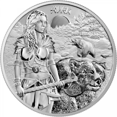 Germania 2024 5 Mark Valkyries: SOLVEIG 1 Oz silver coin