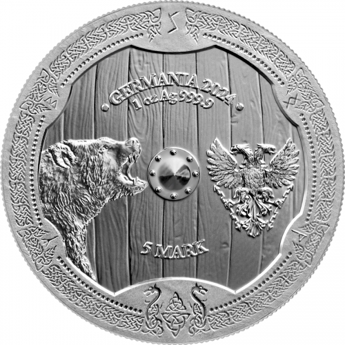 Germania 2024 5 Mark Valkyries: SOLVEIG 1 Oz silver coin