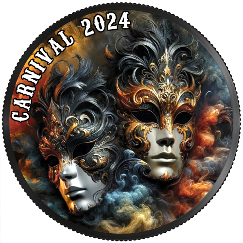 Canada 2024 5$ Carnival 1 Oz silver coin