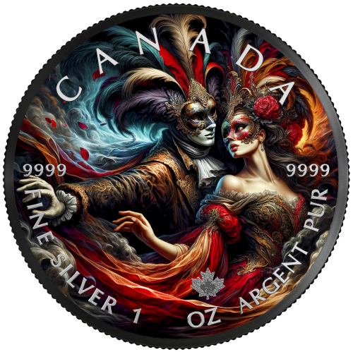 Canada 2024 5$ Carnival 1 Oz silver coin