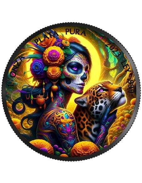 Mexico 2023 1 Onza DIA DE LOS MUERTOS Special Edition 1 Oz silver coin