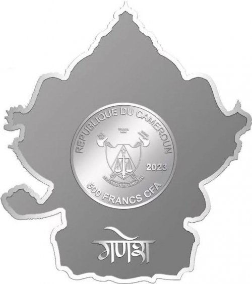 Cameroon 2023 500 Francs GANESHA 10g silver coin