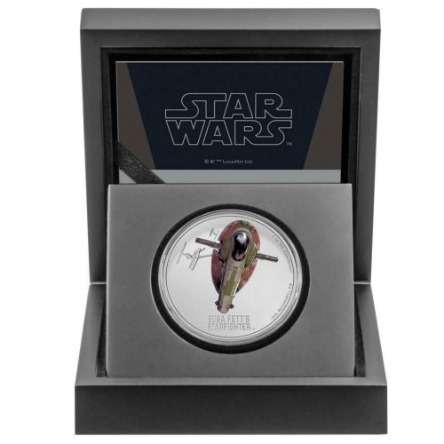 Niue 2022 2$ Star Wars - Boba Fett's Starfighter 1 Oz silver coin