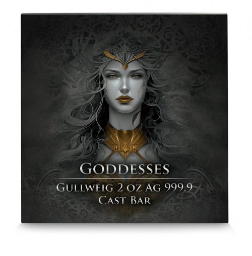 Germania 2024 Gullweig – Goddesses – Cast Bar 2oz silver 