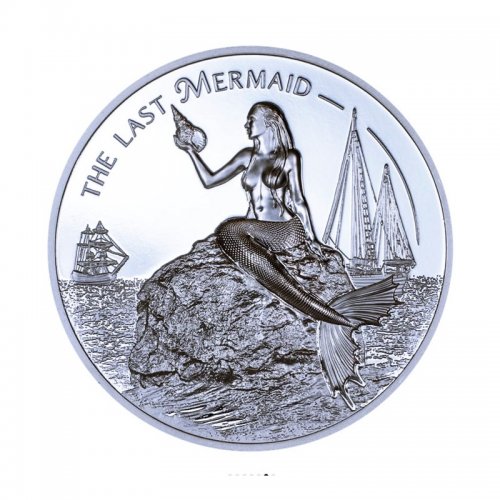 Cook Islands 2024 5$ LAST MERMAID X Ray 1 Oz silver coin