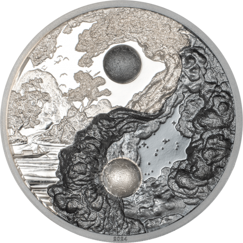 Palau 2024 5$ YIN AND YANG 1 Oz silver coin