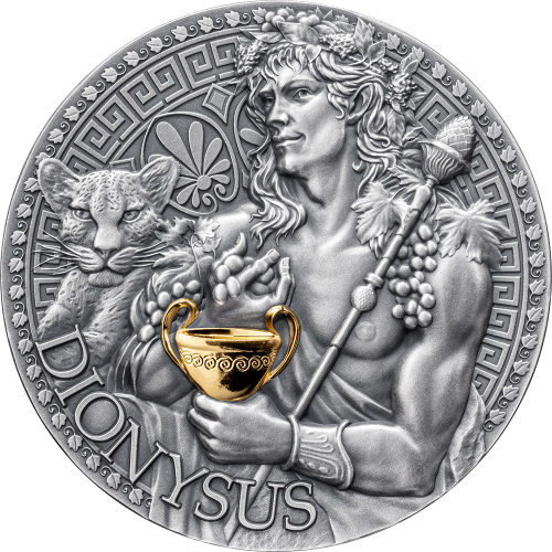 Cameroon 2024 1000 Francs DIONYSUS Great Greek Mythology 1 Oz silver coin