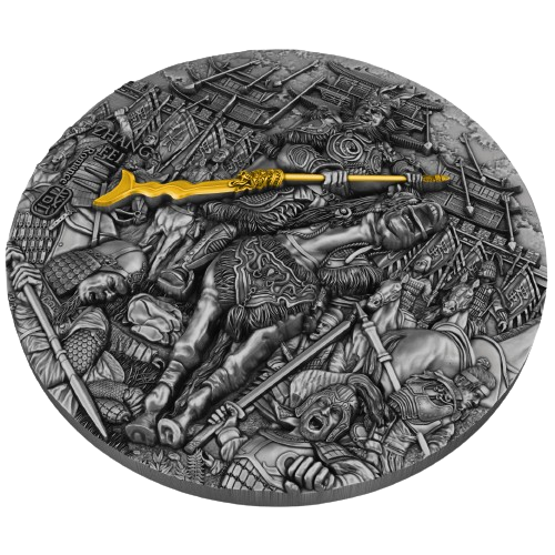 Niue 2023 5$ ZHANG FEI Three Kingdoms Romance 2 Oz silver coin