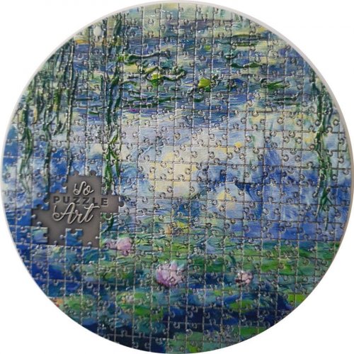 Cameroon 2021 SoPuzzle Art - Claude Monet - Water Lilies 3 Oz silver coin