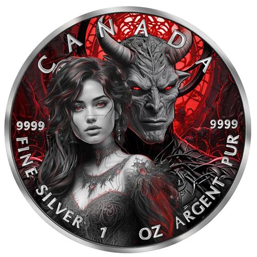 Canada 2024 5$ Angels and Devils 1 Oz silver coin