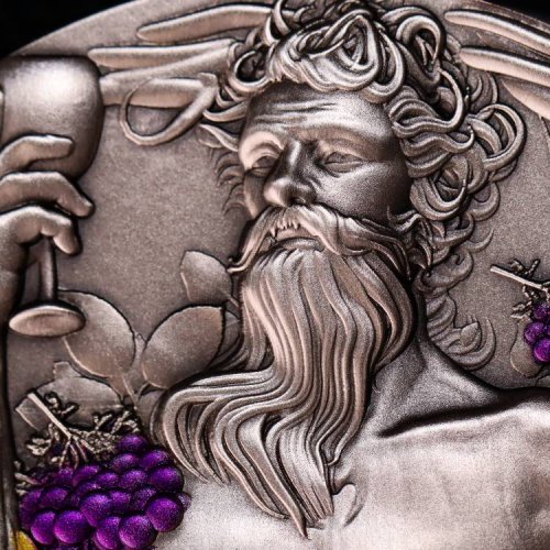 Cameroon 2025 2000 Francs DIONYSUS God of Wine 2 Oz silver coin