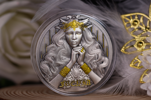 Cameroon 2025 2000 Francs FREYIA Goddess of Gold 2 Oz silver coin