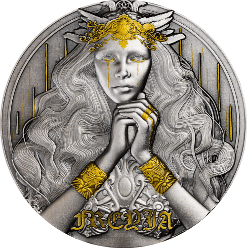 Cameroon 2025 2000 Francs FREYIA Goddess of Gold 2 Oz silver coin