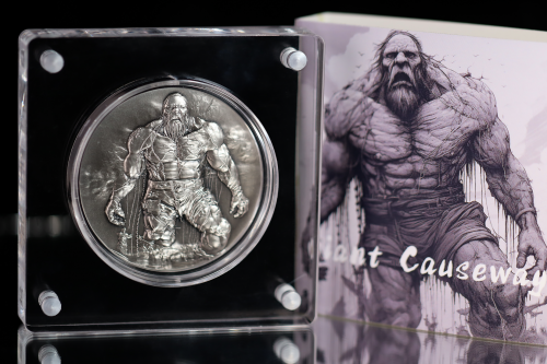 Gabon 2024 2000 Francs GIANT CAUSEWAY 2 Oz silver coin