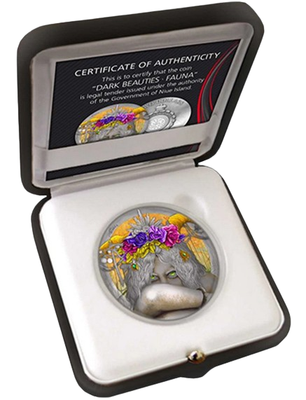 Niue 2024 2$ FAUNA Dark Beauties 50gr silver coin