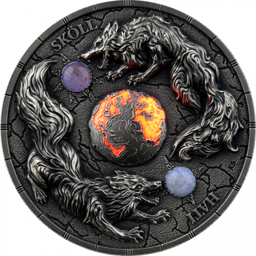 Germania 2024 10 Mark Sköll and Hati Ragnarök 2 Oz silver coin