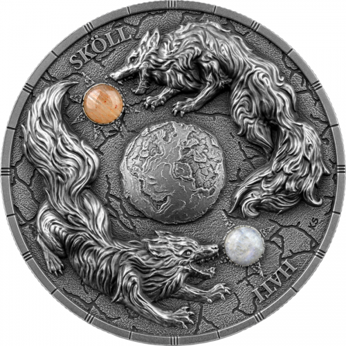 Germania 2024 10 Mark Sköll and Hati Ragnarök 2 Oz silver coin