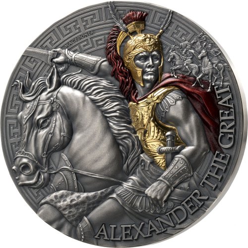 Cameroon 2024 5000 Francs ALEXANDER THE GREAT Great Commanders 5 Oz silver coin