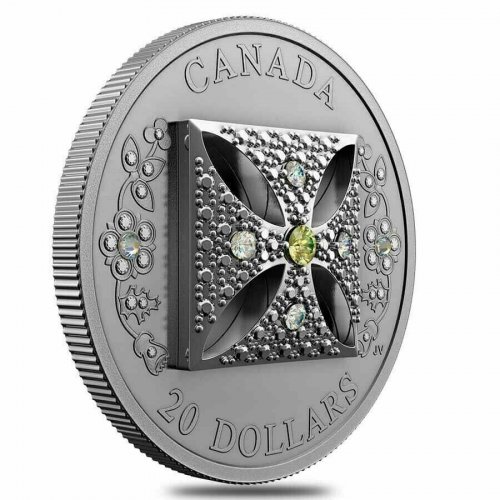 Canada 2022 20$ QUEEN ELIZABETH II DIAMOND DIADEM 1 Oz silver coin