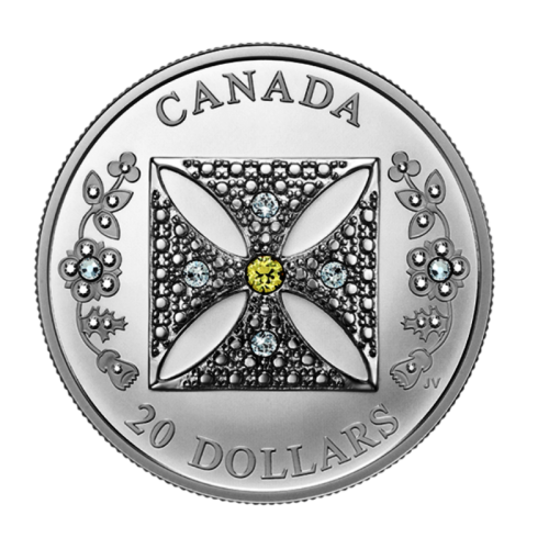 Canada 2022 20$ QUEEN ELIZABETH II DIAMOND DIADEM 1 Oz silver coin