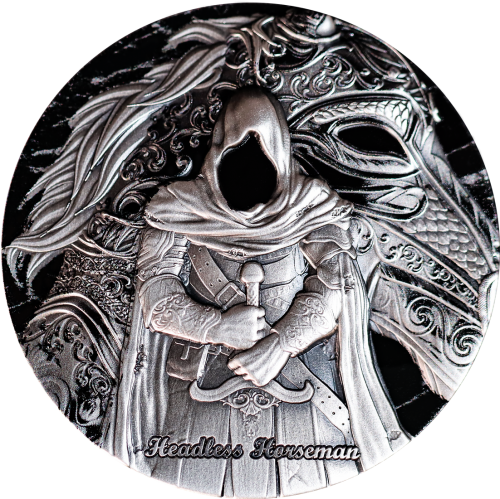 Cameroon 2025 2000 Francs HEADLESS HORSEMAN 2 Oz  silver coin