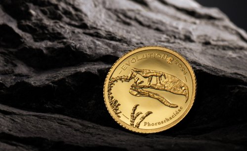 Mongolia 2024 1000 Togrog - GOLDEN AVES Evolution of Life gold coin