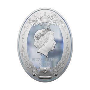 Niue 2014 $5 Russian Emperors - Catherine the Great - 2Oz silver coin