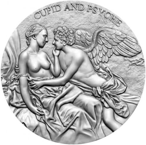 Cameroon 2024 2000 Francs CUPID AND PSYCHE 2 Oz silver coin