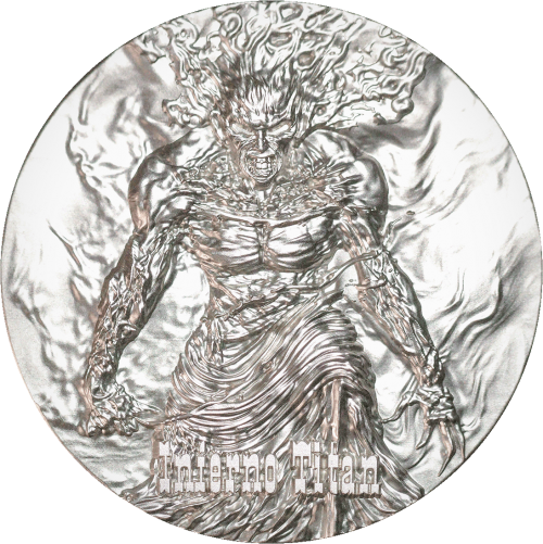 Cameroon 2024 UNLEASH THE FIERY POWER OF INFERNO TITAN 2 Oz silver coin