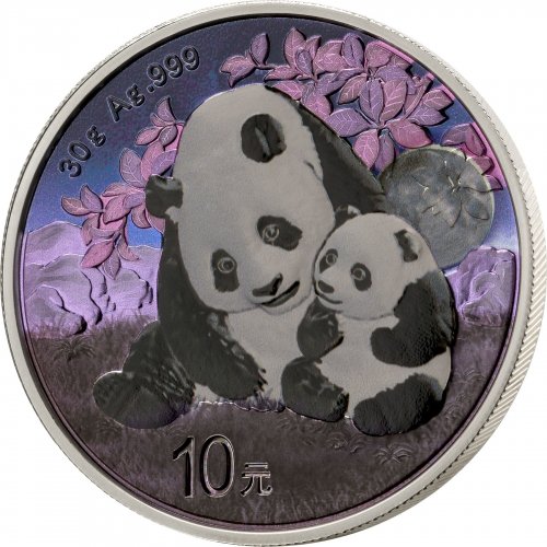 China 2024 10 Yuan -CHINESE PANDA Prestige Set 4x30g  silver coin