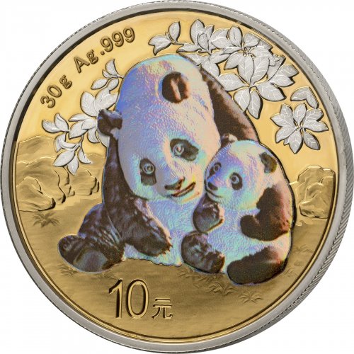 China 2024 10 Yuan -CHINESE PANDA Prestige Set 4x30g  silver coin