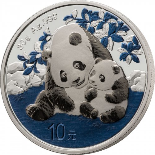 China 2024 10 Yuan -CHINESE PANDA Prestige Set 4x30g  silver coin