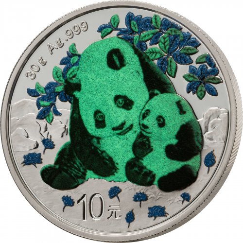 China 2024 10 Yuan -CHINESE PANDA Prestige Set 4x30g  silver coin