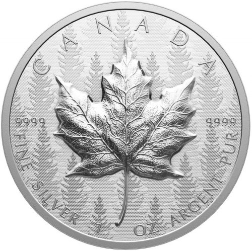 Canada 2024 20$ Maple Leaf Ultra High Relief 1 Oz silver coin