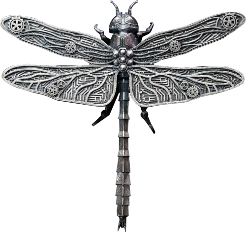 Cameroon 2024 500 Francs MECHANICAL DRAGONFLY silver coin