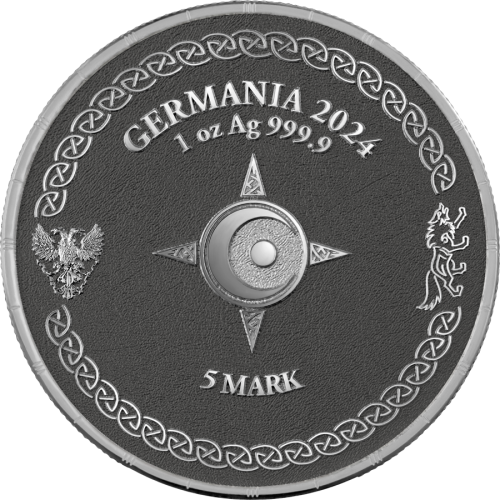 Germania 2024 5 Mark Ragnarök Skoll & Hati Geminus 2 x 1oz silver coin