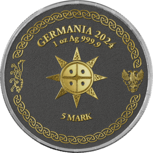 Germania 2024 5 Mark Ragnarök Skoll & Hati Geminus 2 x 1oz silver coin