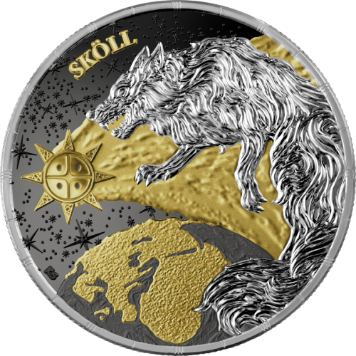 Germania 2024 5 Mark Ragnarök Skoll & Hati Geminus 2 x 1oz silver coin